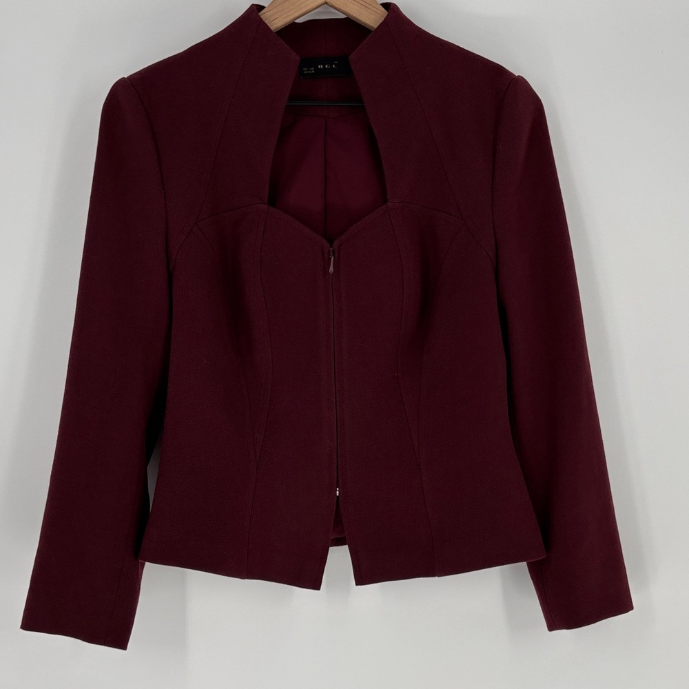 BGL Elegant Burgundy Women's Jacket blazer EU 44 xl